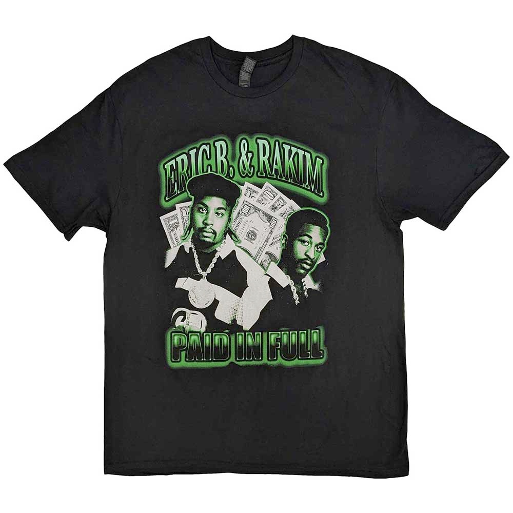 Eric B. & Rakim - Paid In Full Heren Tshirt - Zwart